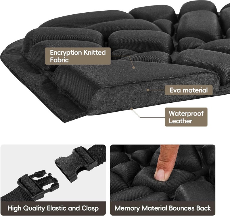 BLISSWILL Hunting seat Cushion，Stadium Cushion，100% Memory Foam Silent Lightweight for Camping, Hunting, Fishing，Camping，Outdoor - Image 5